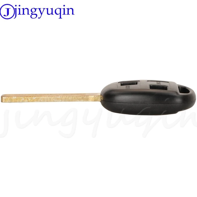 Jingyuqin 2/3 ปุ่มเปลี่ยนรีโมทกุญแจรถกรณีเชลล์ Fob สําหรับ Toyota Lexus GS LX ES 250 300 Toy48 TOY40 ใบมีด 5