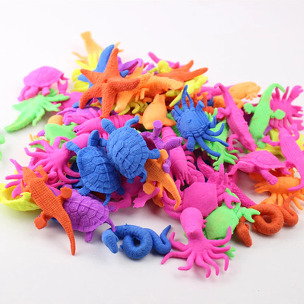 

20PCS Creative Ocean Animal Mixed Marine Animal Magic Toys Expansion Toy Sea Creature Water Grow Up Growing In Water