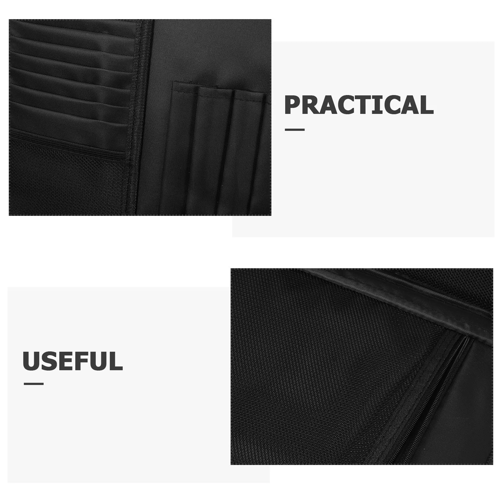 Fireproof Box Portable Folder 13 Pockets Lockable Organizer Case Travel Office Storage Bag Document Pocket_voghion.com