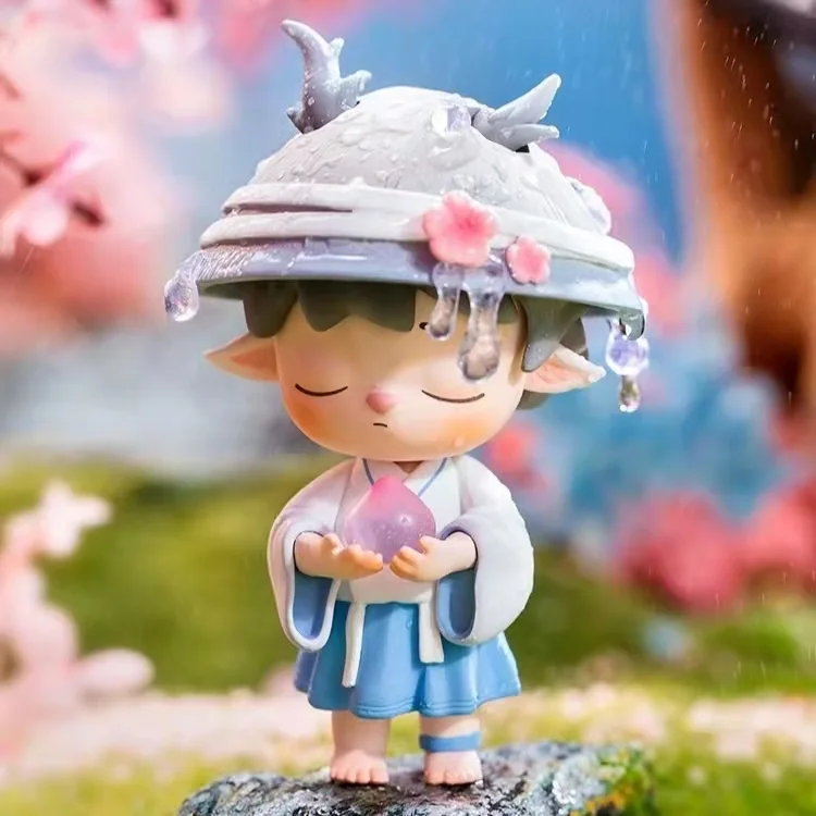 

Blind Random Box Toys Original MIMI Peach Blossoms Series Model Mystery Box Confirm Style Cute Anime Figure Gift Surprise Box