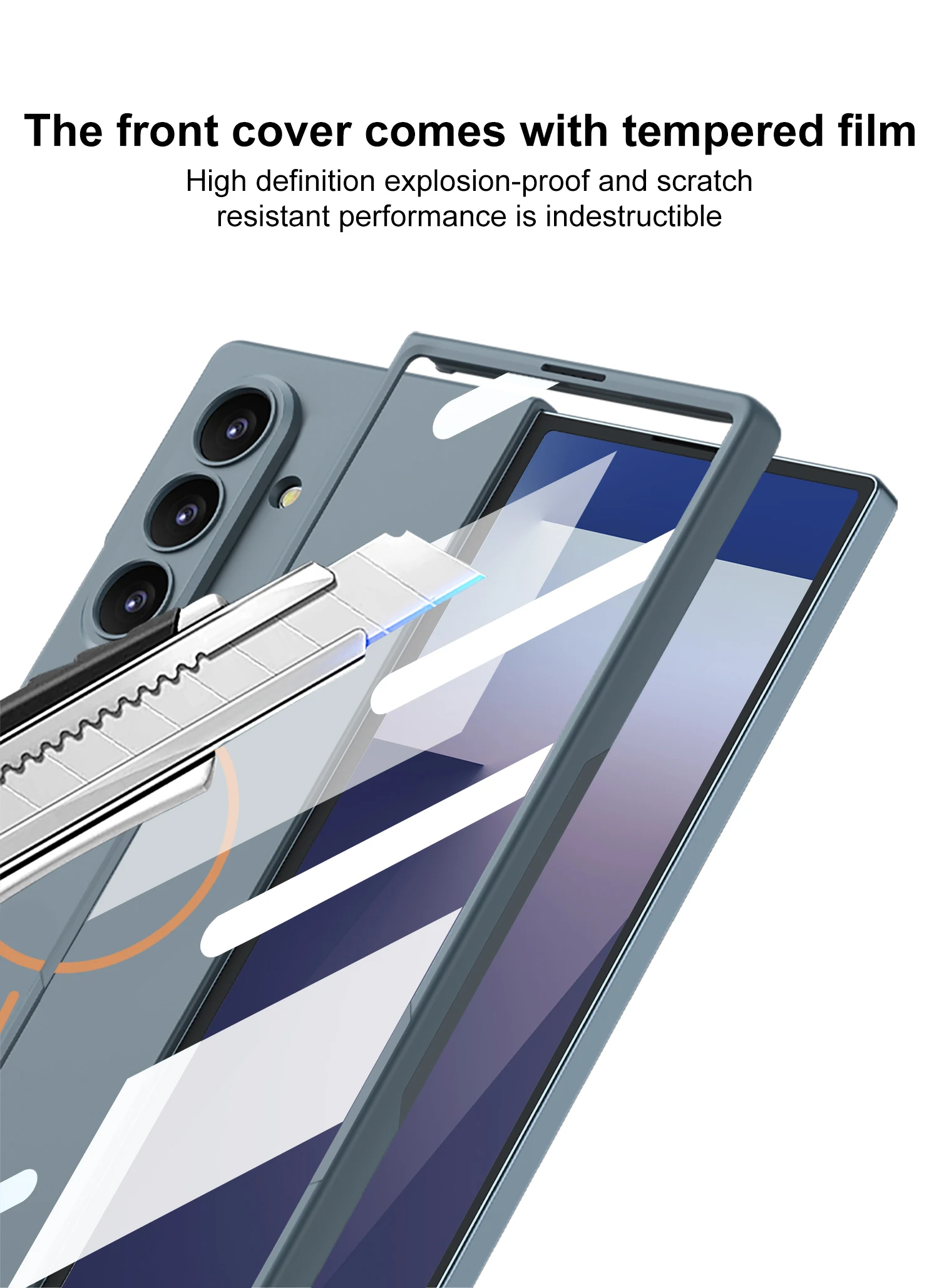 Ultra-thin Magnetic Charge Case For Samsung Galaxy Z Fold 7 Screen Glass Protect