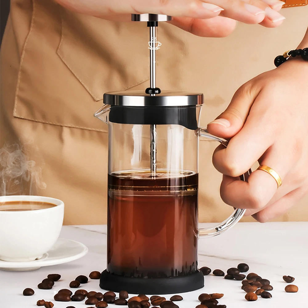 Coffee Pot Hand Brewed French Press Pot For Office Home Travel Camp Coffee  Maker - AliExpress