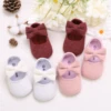 Adorable Bowknot Mary Jane Shoes For Baby Girls - Lightweight, Non-Slip & Soft Flat Sole For Indoor/Outdoor Walking All Year Rou 1