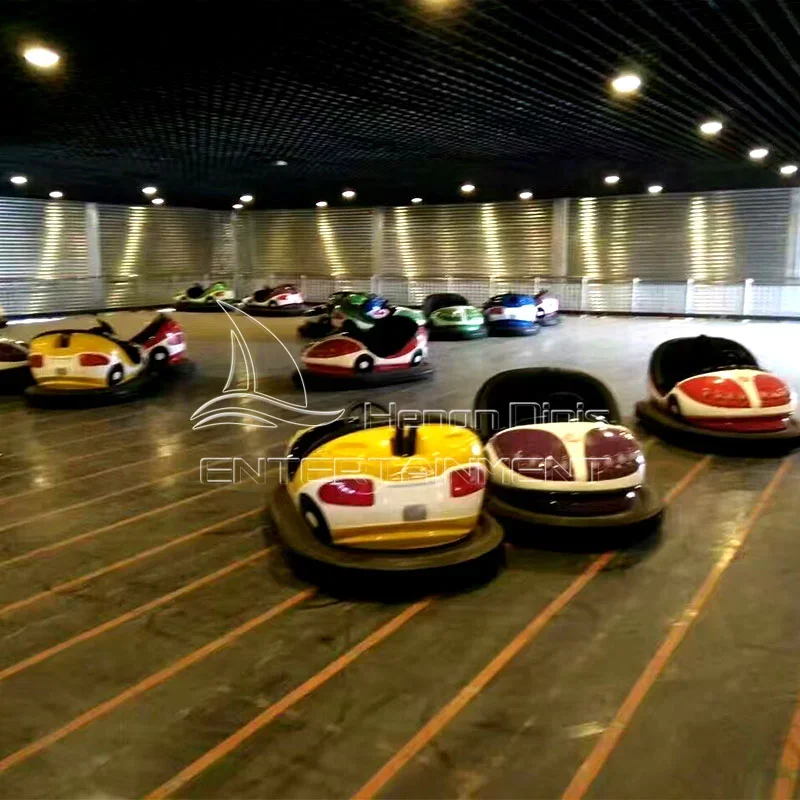 Amusement park equipment bumper cars two seats battery bumper car electric car for kids and adult