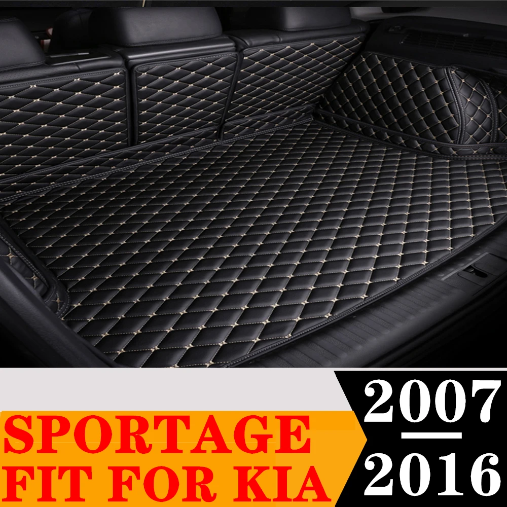 

Полный Комплект ковриков для багажника автомобиля на заказ для KIA Sportage 2016, 2015, 2014, 2013, 2012, 2011, 2010, 2009, 2008, 2007, Задняя подкладка для грузовика