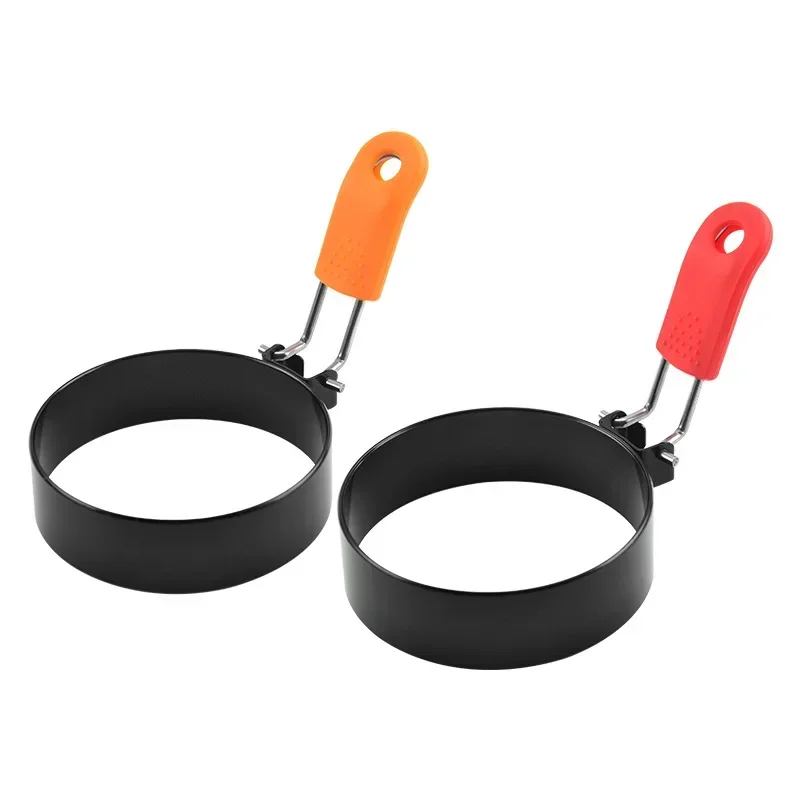 Metal Fried Egg Pancake Ring Omelette Fried Egg Round Shaper Eggs Mold for Cooking Breakfast Pan Oven Kitchen Pancake Maker Egg Mold