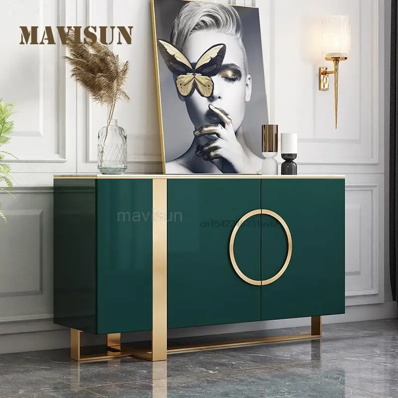 Modern Minimalist Sideboard Kitchen Cabinet Furniture Entrance Hall Display Cabinet Showcases Living Room Slate Entrance
