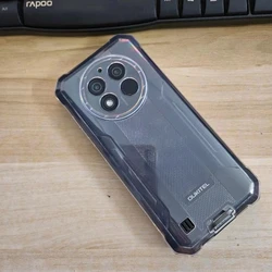 Custodia per telefono in TPU silicone trasparente nera ultra-sottile
