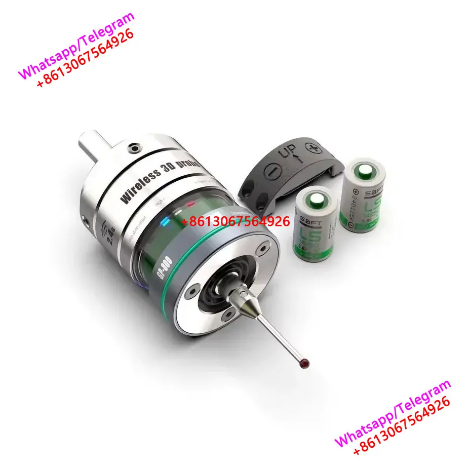 GP-800 2025 최신 2.4G 무선 프로브 툴 (CNC 머시닝센터용) 3D 엣지 파인더 센터링 로드 교체 (렌이쇼, 마롭스 호환)