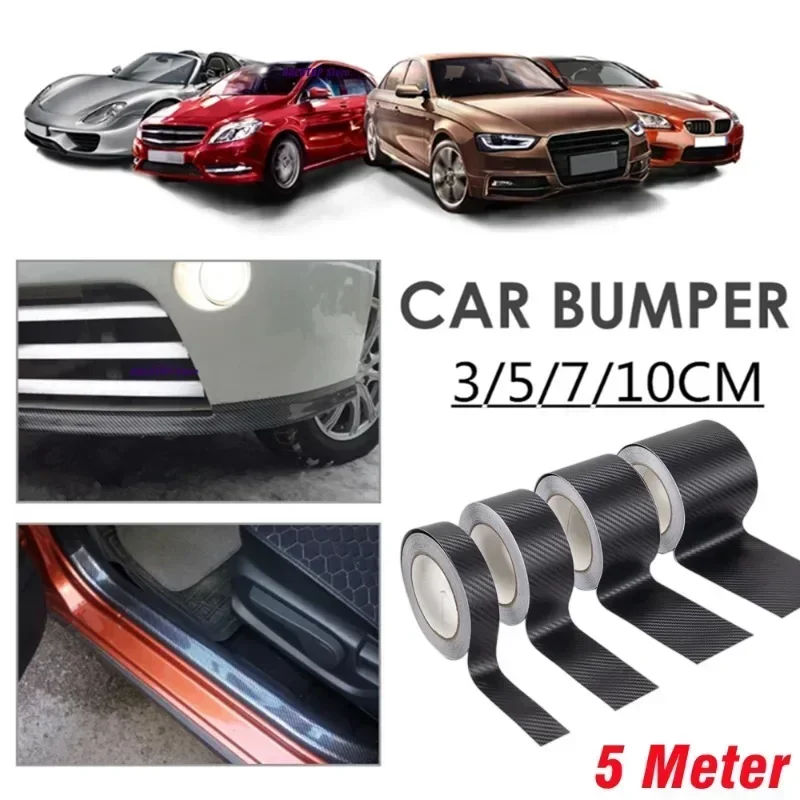 Threshold Bar Anti-step Sticker General Door Pedal Carbon Fiber Protection Bar Cushion Welcome Pedal Decorative Film