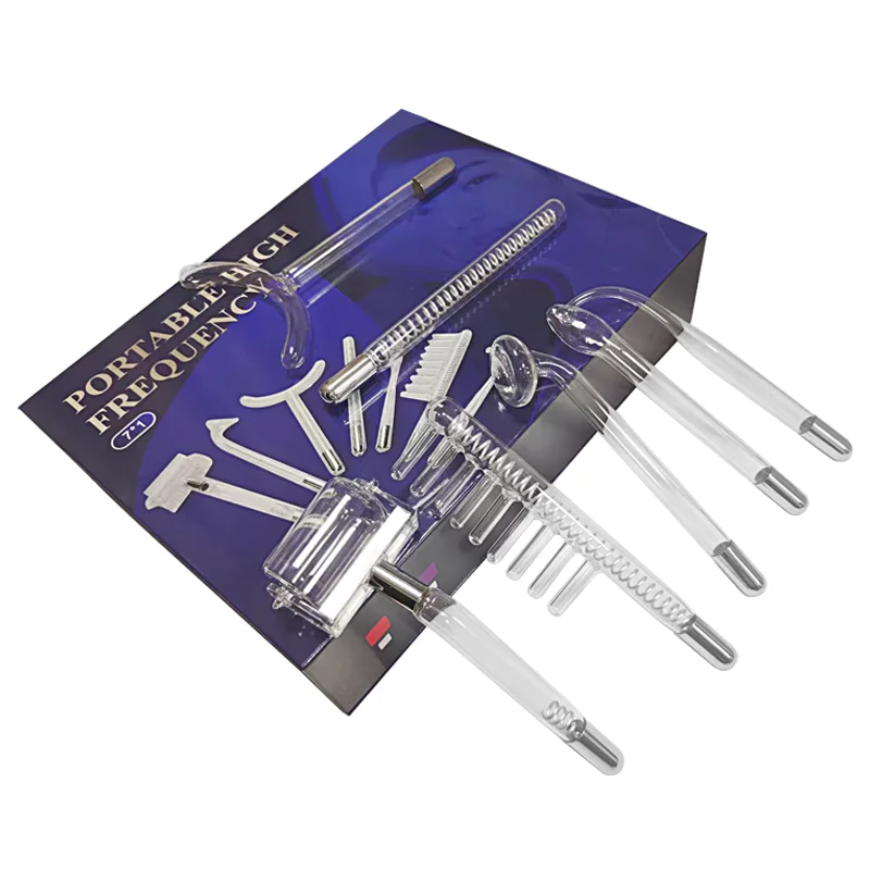 7in1 High Frequency Electrode Wand Machine Skin Tightening Acne Spot Wrinkles Remover Beauty Therapy Facial Care（ No Handle） 4
