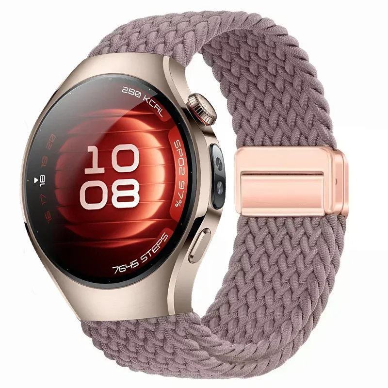 Magnetic Braided Nylon Strap Bracelet - 20mm/22mm