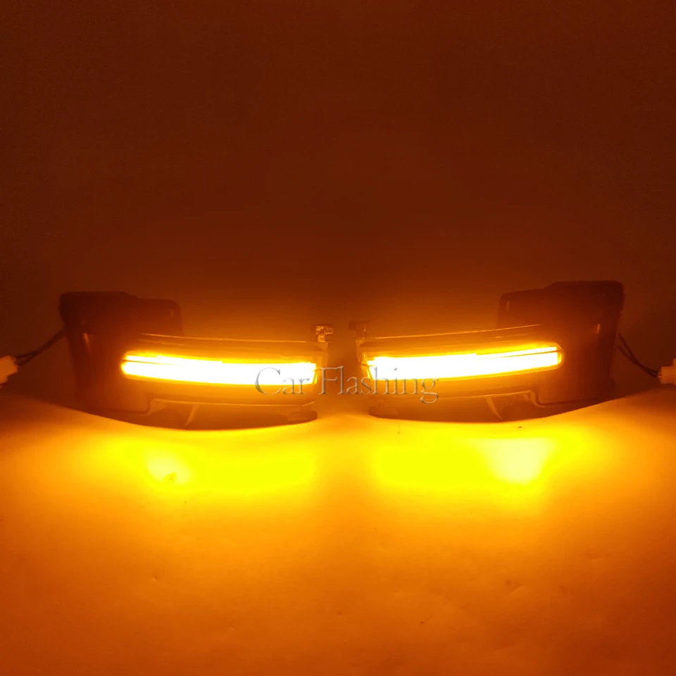 MKptopia Specchio laterale luce lampeggiante LED lampeggiante dinamico lampeggiante compatibile con Hon-da Ci-vic 10th Gen. FC1 FK7 2016 2017 2018 2019 2020