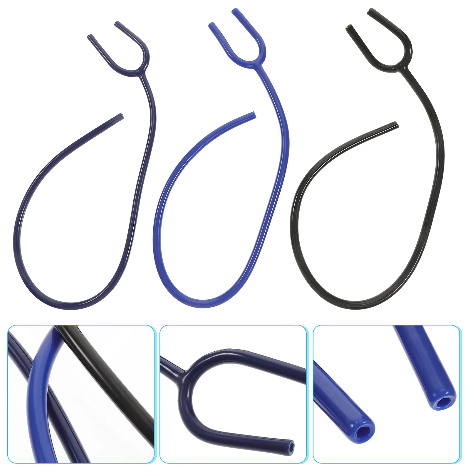 Medical Stethoscope Stethoscope Replacement Hose Tubing Extension Y Shaped Accessories Echoscope Plastic Tubes Parts