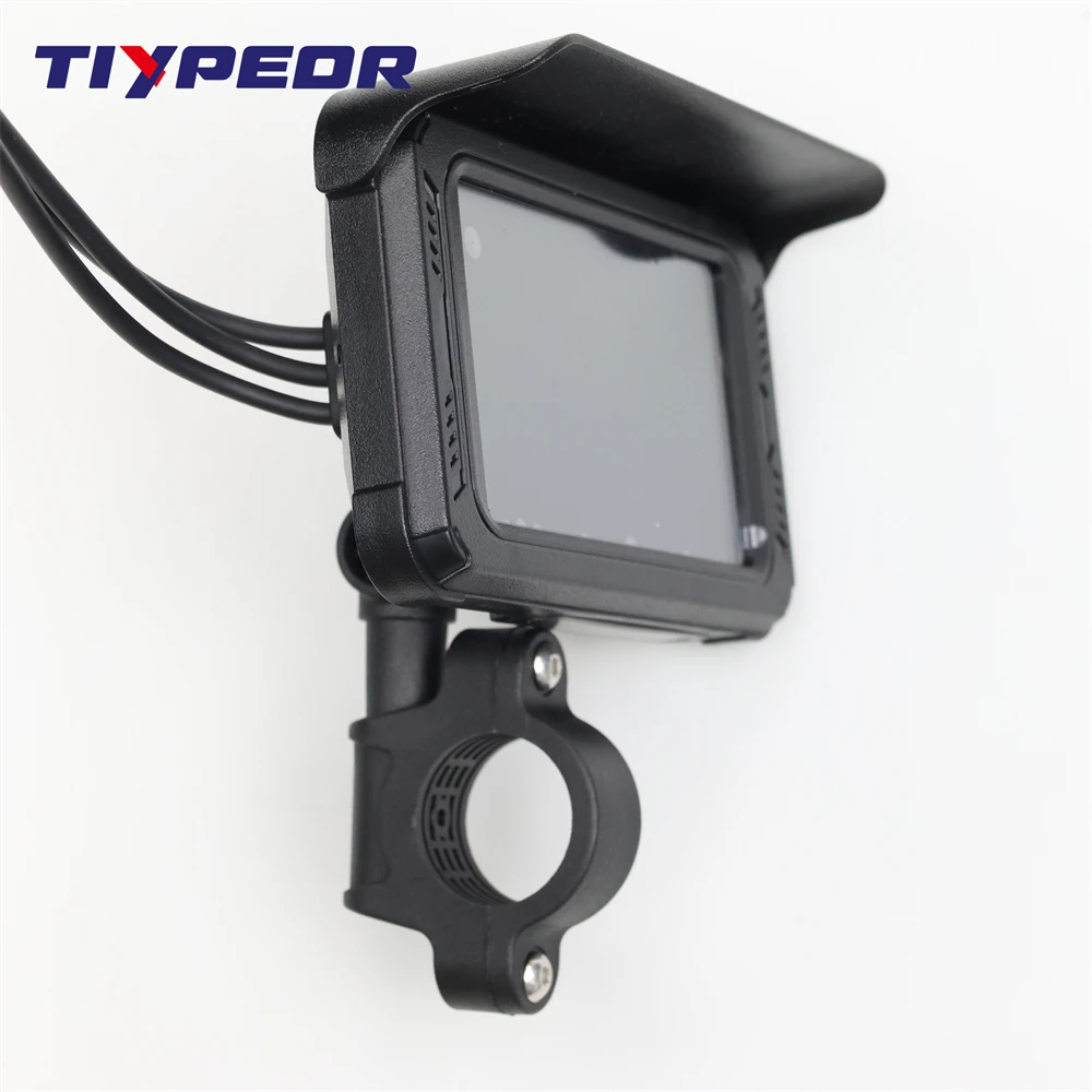 TIYPEOR GPS Navigation Motorcycle IPX7 Waterproof With Moto TPMS Monitor System Carplay Display Screen Portable Android Auto