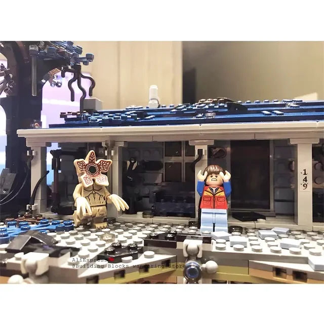 2499pcs City Stranger Things The Upside Down Building Blocks 75810