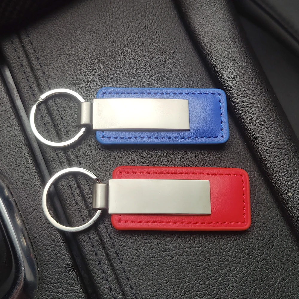 Leather Metal Car Key Chain Keychain Car Key Ring For Aixam MINAUTO Cross City Pack GTO GTI Crossline Crossover Accessories