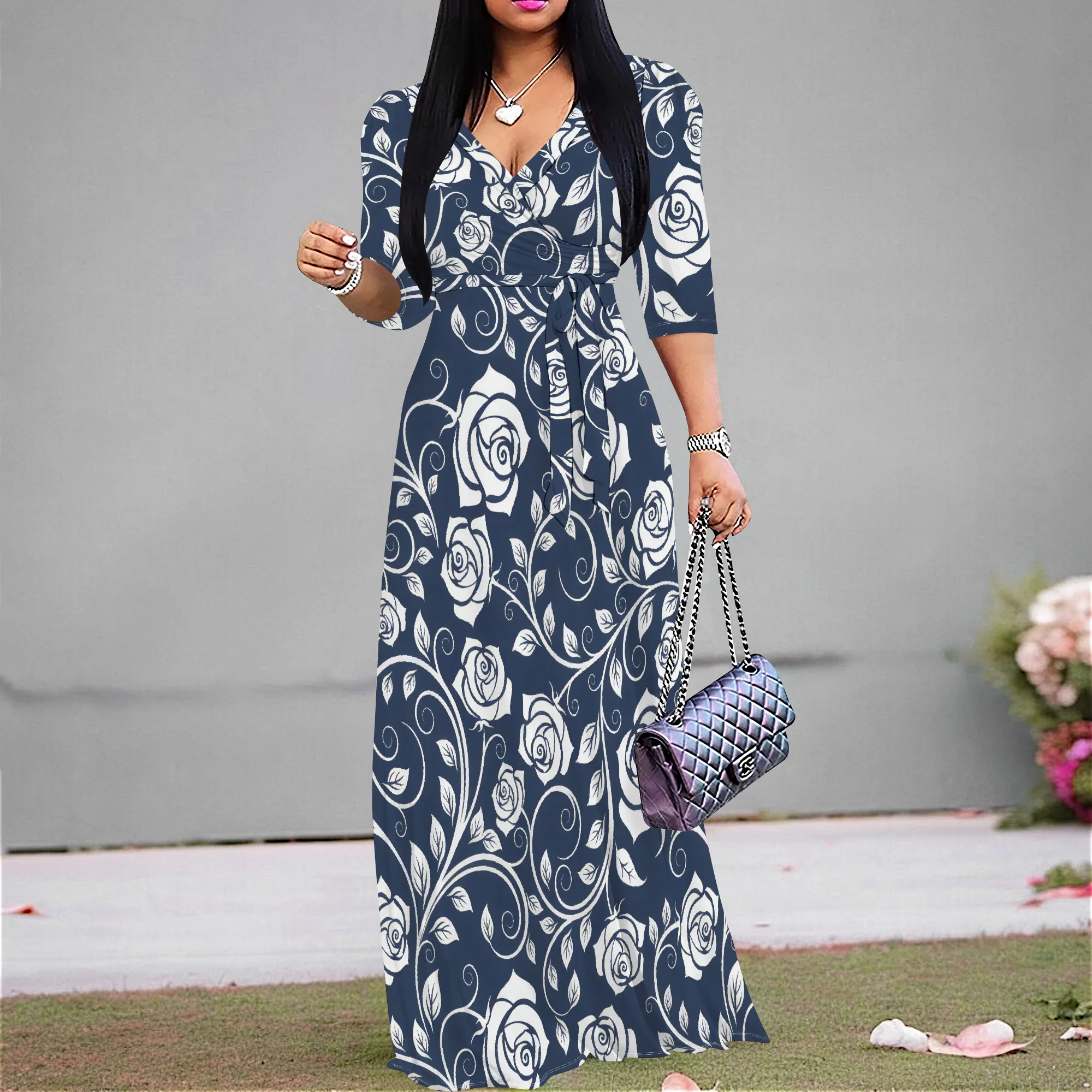 Pure Natural Crepe Silk And Digital Print With Heavy Micro Cotton With Elastic Farshi Palazzo Dress