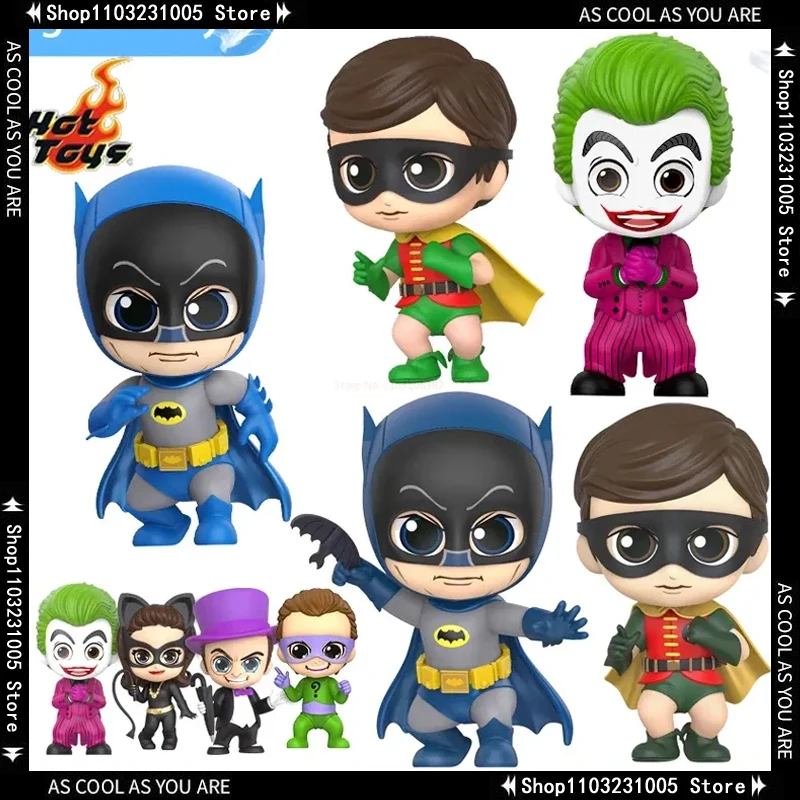100% Originale Hottoys Cosbaby Robin The Joker Batman Forever Movie Character Model Collection Artwork Q Version Toy Gift