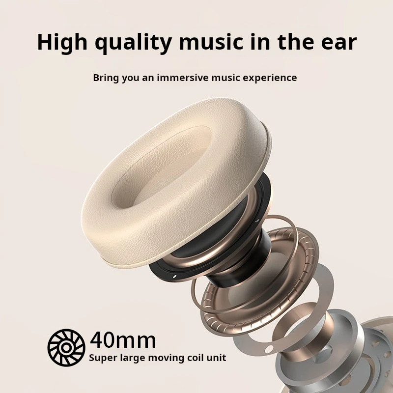 SONY D2-ANC Wireless Headphones Bluetooth 5.3 Earphones Foldable Gaming Headset Sport Headphone with Mic Music Earbuds Original 4