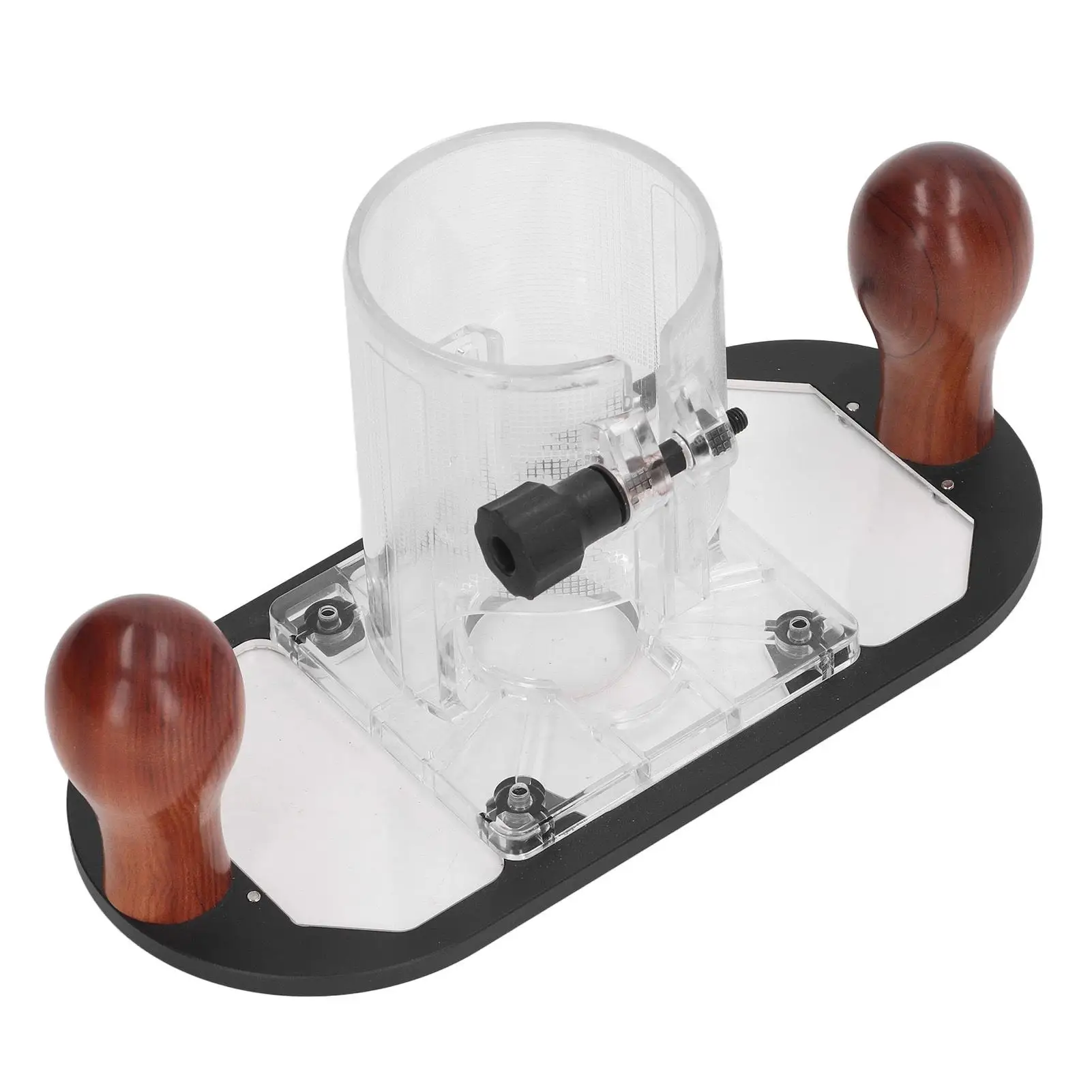 Transparent Protective Base for Woodworking Router Trimmer-DIY Power Tool Accessory