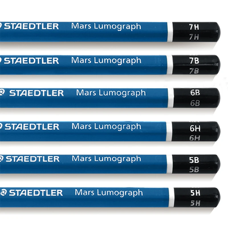3pcs STAEDTLER 100 Blue Pencil Drawing Sketching Pencil Art Supplies School Stationery Supplies 4