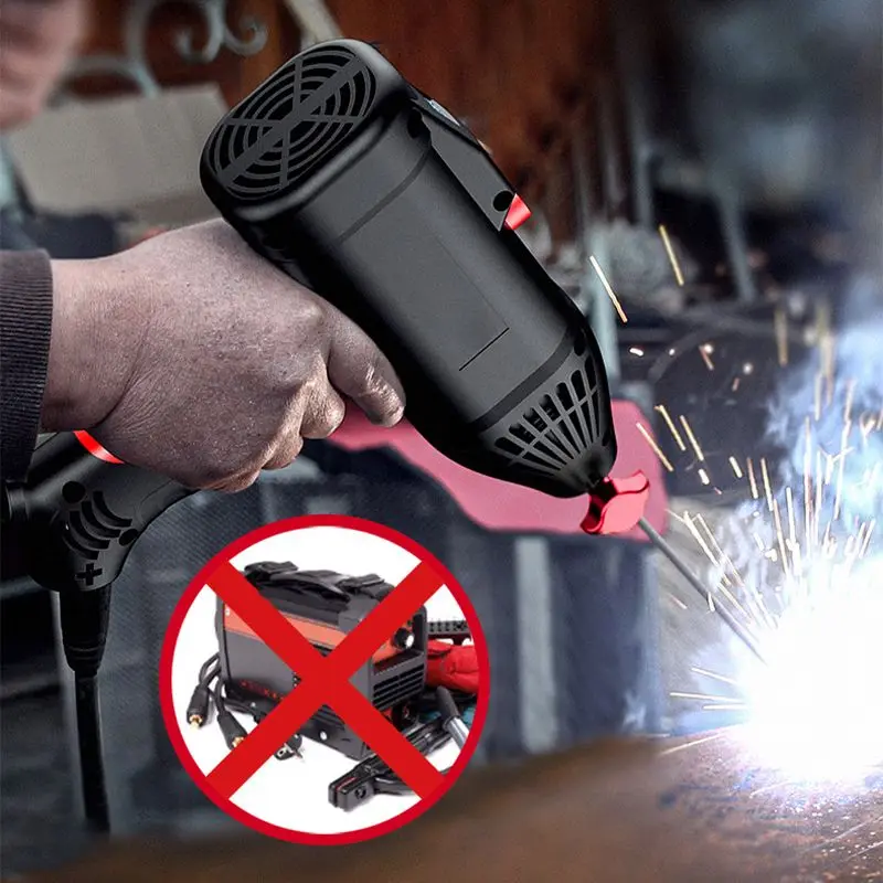 Smart Handheld Welder with Digital Display 2500W 90A Handheld IGBT Arc Welding Machine Automatic Digital Current Adjustment 220V 2