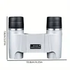 Mini binoculars 500X25 Silver powerful autofocus Remote Pro Mini portable HD ideal for camping Tours 2