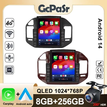 9,7 "Android 14 para Mitsubishi Pajero V73 V77 V68 V75 1997-2011 tipo Radio de coche reproductor de vídeo Multimedia navegación GPS 1