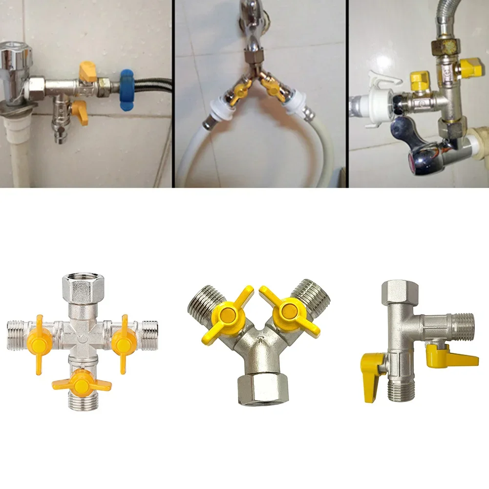 3 vie valvola tubo connettore Y forma valvola connettore per acqua olio gas a giardino irrigazione costruzione navale