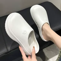 Women‘s Clog Slippers Summer WaterProof Nurse Shoes Chunky Garden Shoes For Women Slip On Sandals EVA Platform Thick Mules New 2