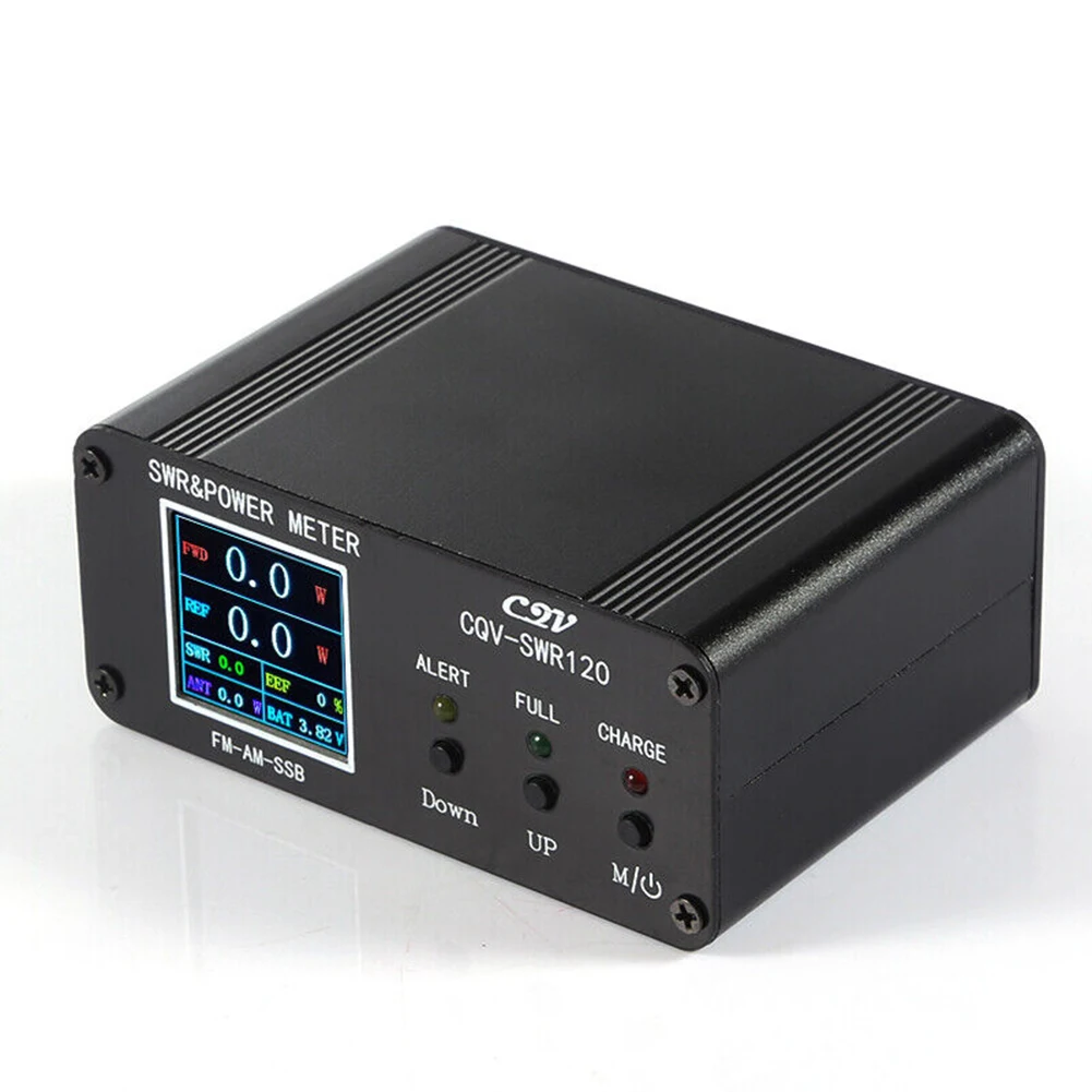 

Standing Wave Ratio Table CQV-SWR120 120W SWR & Power Standing Wave Meter Full Color HD Display FM-AM-SSB