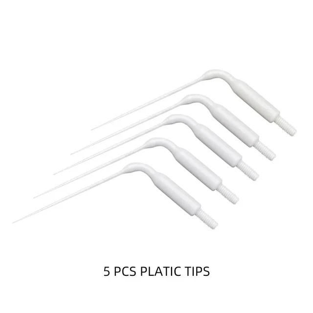 5Pcs/kit Dental Plastic Endo Irrigation Tips Fit for Dentistry Air Scaler Handpiece Irrigator Tip Dentistry Accessory