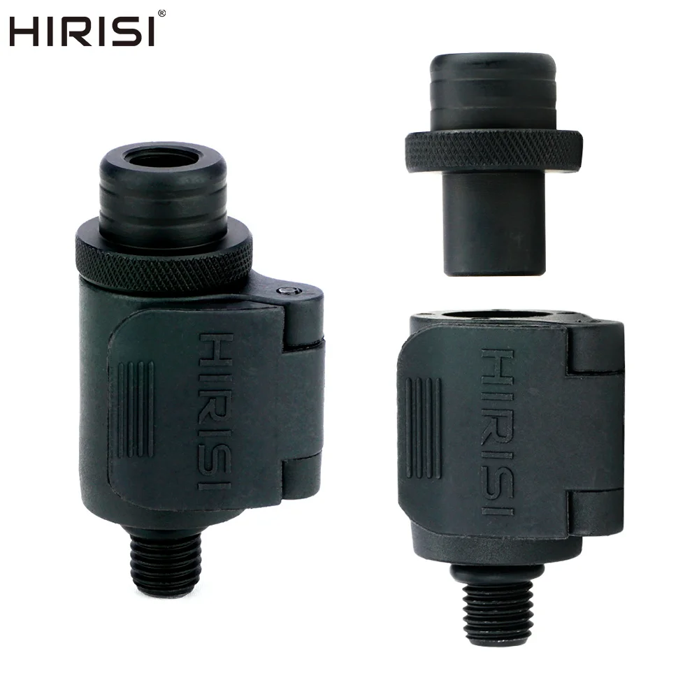 2 connecteurs rapide changement aluminium Hirisi pour alarmes carpe rod pod tiges rive
