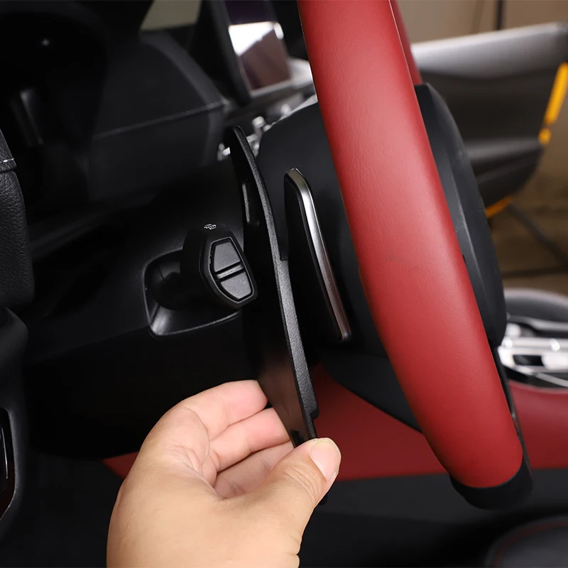 

Для Toyota GR Supra A90 2019-2022 весло переключения рулевого колеса декоративные отделочные наклейки алюминиевый сплав автомобильные аксессуары для интерьера