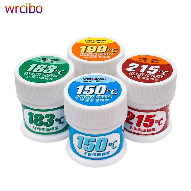 

Youwei Mobile Phone Soldering Welding Flux Paste Grease Sn63/Pb37 Low/Medium/High Temperature Tin Paste For PCB/BGA SMD Repair