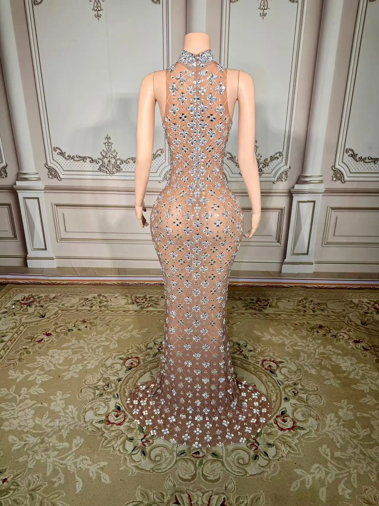 slim fit dress slacks Sexy Sequin Festival Dress