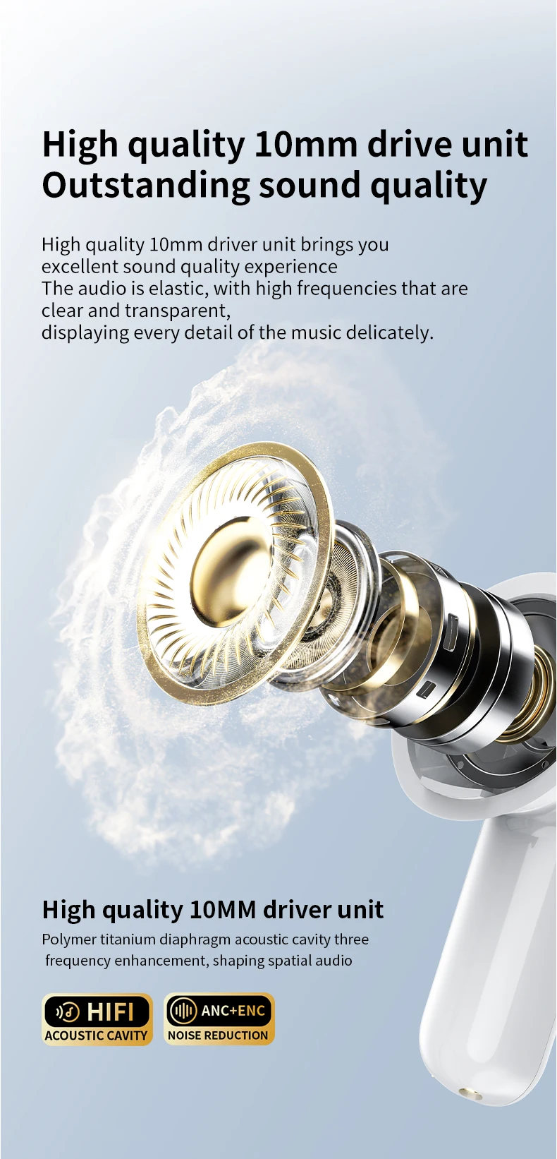 AI Translator Bluetooth 134Languages Bluetooth 5.4 Wireless Headphones Translation Earphones Waterproof Rating Long Battery Life S41968a76acd24d64b77c2b746abb0a41j