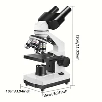 Binocular Microscope 40X-2500X | HD Laboratory Microscope Kit for Scientific Research, School Education & Home Use 6