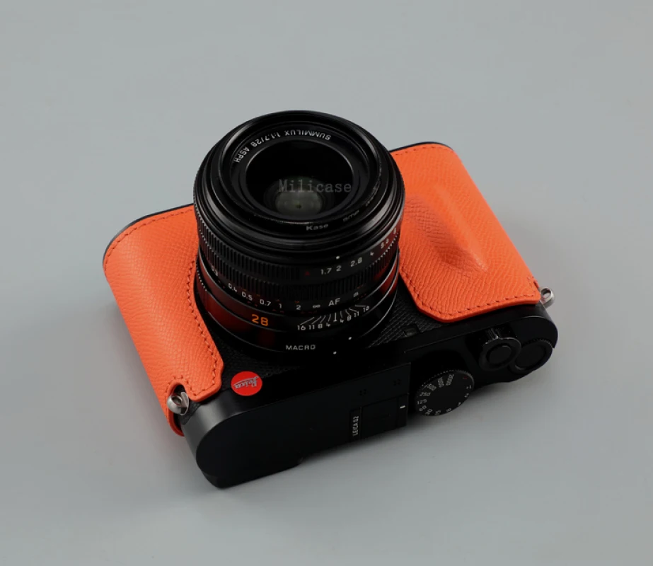 Custodia In Vera Pelle Di Vacchetta Custodia Per Custodia Per Leica Q2 Q2 Custodia Protettiva Per Impugnatura Base Per Fotocamera Da Lavoro Manuale