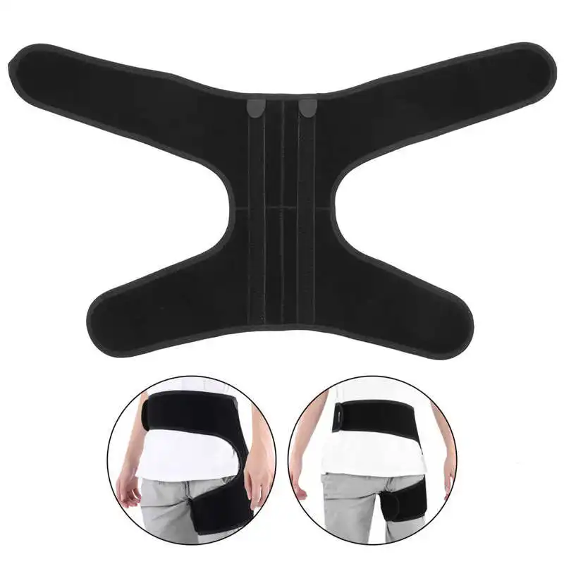 Ajustável Hip Suporte Belt para Alívio da Dor, cinta de compressão na Virilha Artrite Articular Estabilizador Ciática, Assistência Médica, Novo