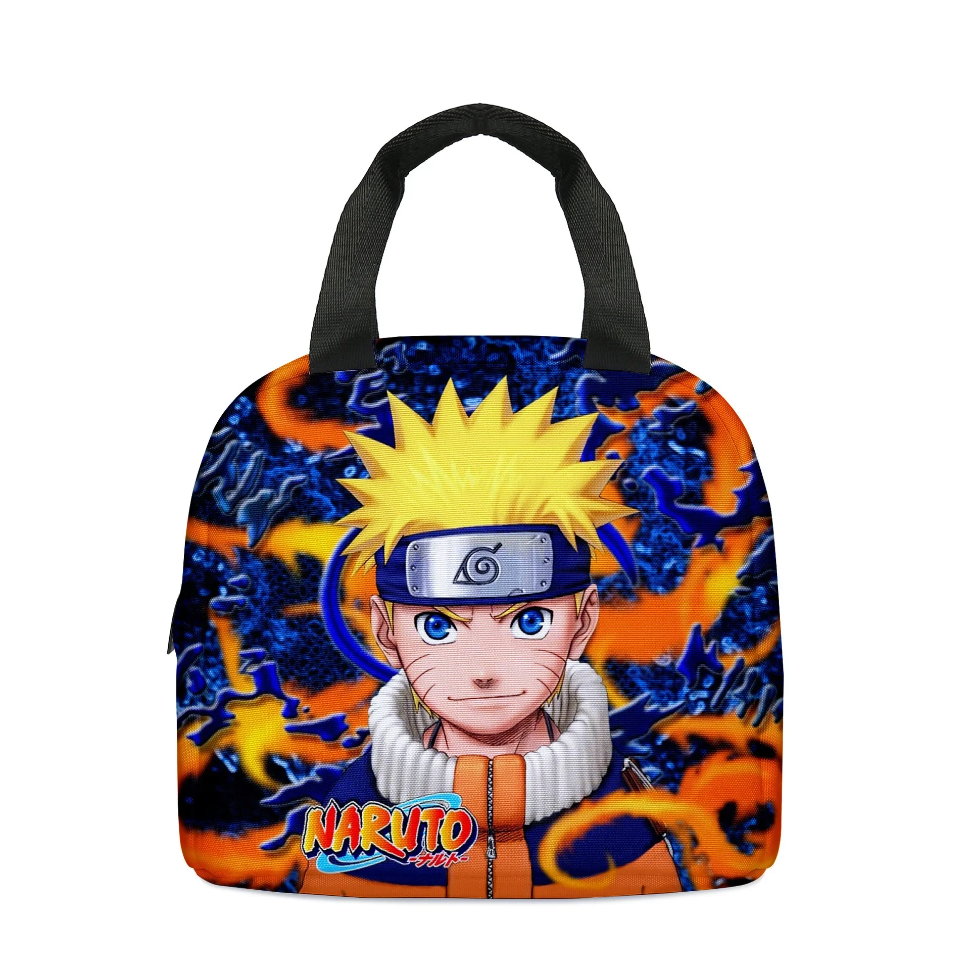 

3D Printing Naruto Peripheral Children's Lunch Bag Handbag Primary and Secondary School Students Handbag Lunch Box Bag