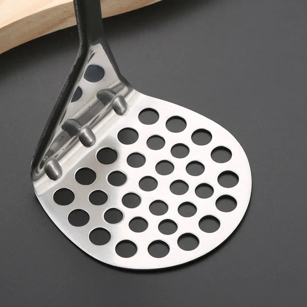 Potato Masher Manual Fruit Vegetable Masher Stainless Steel Kitchen Pressure Mud Machine Children Food Crusher