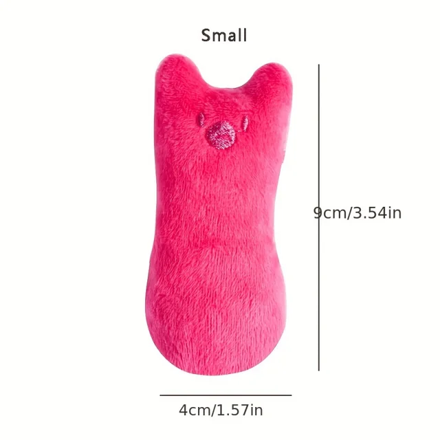 Plush Rattle Cat Chew Toy 2