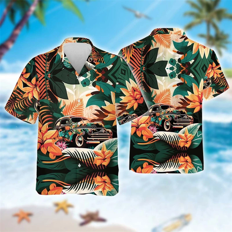

Пляжная рубашка с 3D принтом для кемпинга и клуба, гавайская уличная одежда, уличные командные футболки для приключений для мужчин, одежда для лагеря, Яркие топы с коротким рукавом