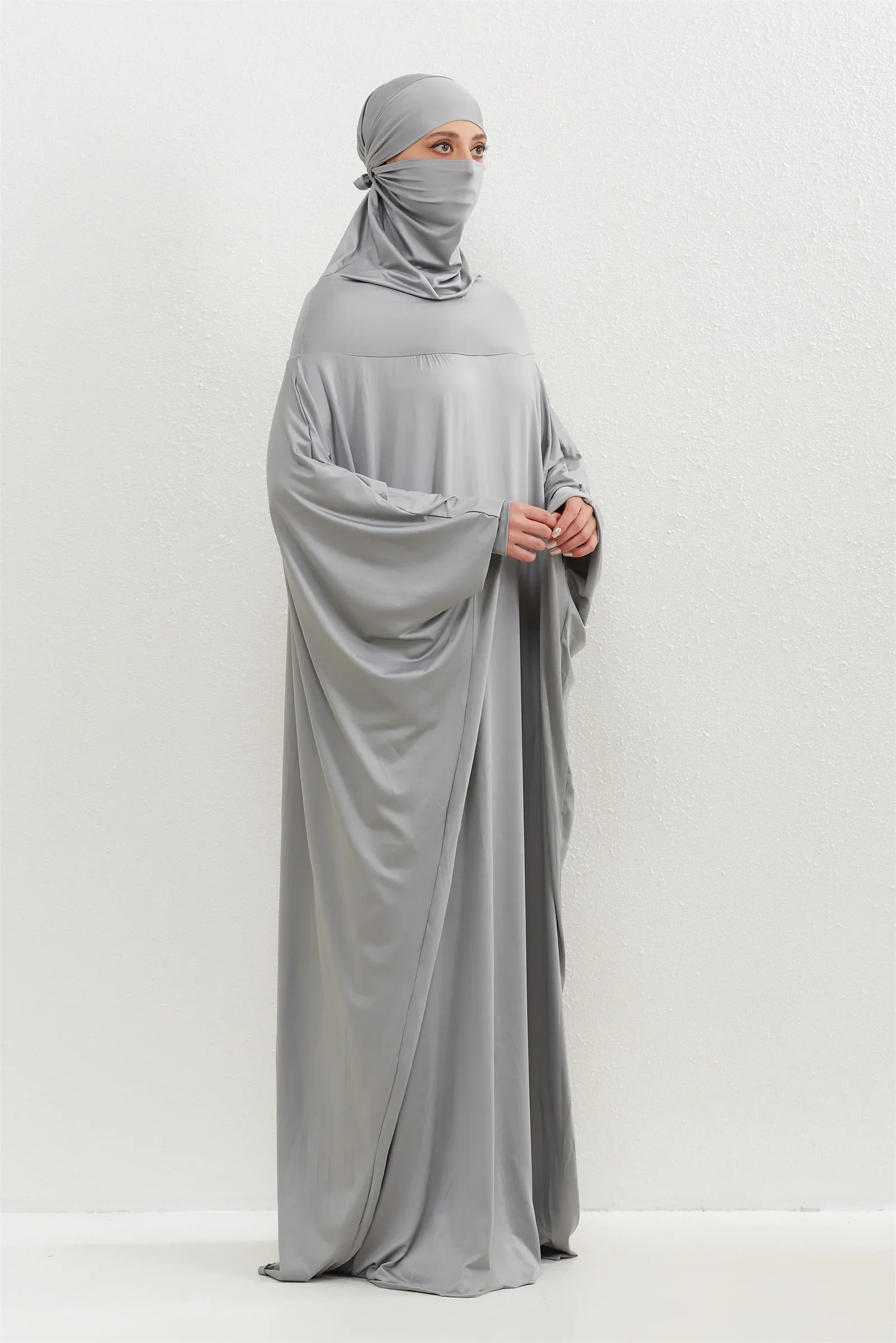 Hooded Muslim Prayer Abaya Dress S41970804f08c4e4a9bf0fd1fcab792d6g