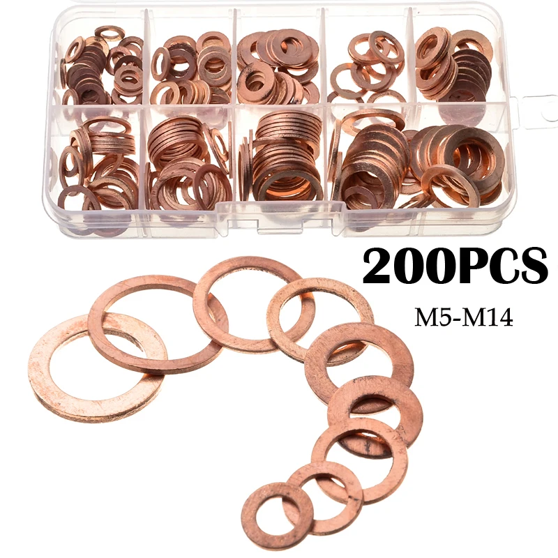 o ring copper washer gasket set selo de 05