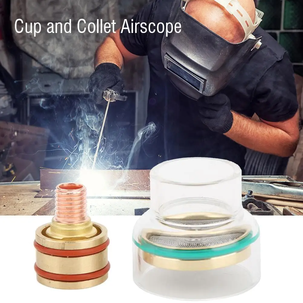 Welders Tig Nozzle Kit Torch Kit Argon Arc Tool Easy Operate for WP-17/18/26 Gas Lens Glass Cup Welding Accessories gas torch,welding torch