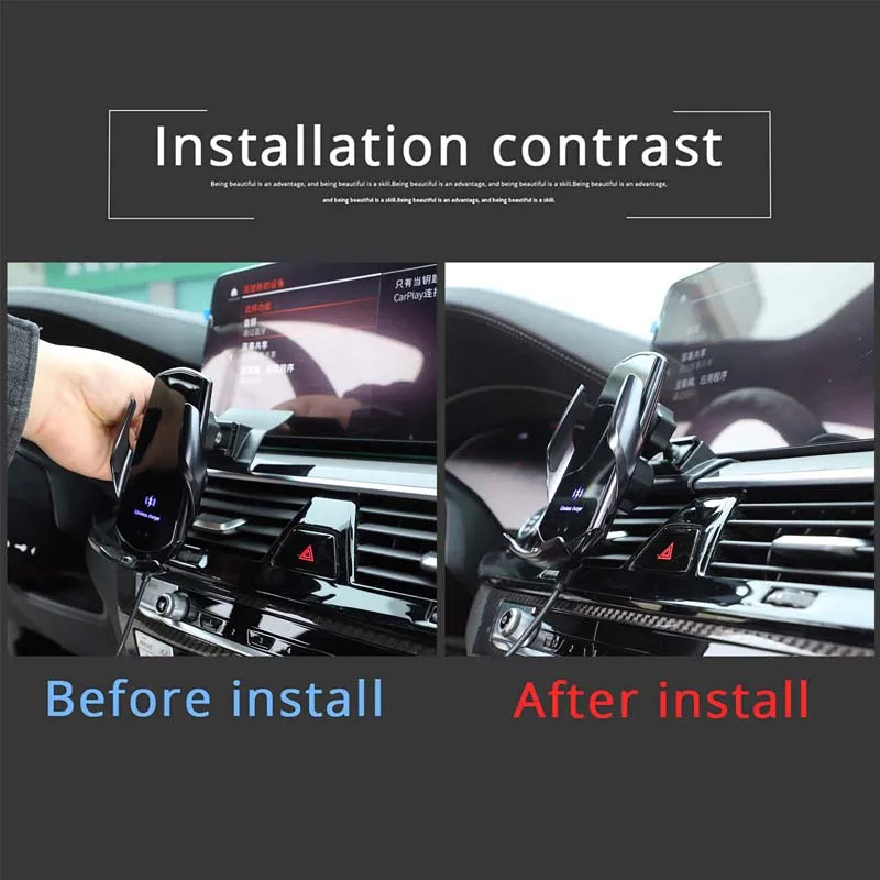 BMW 5 Series 6 Series GT G30 G31 G32 Car in-vehicle central control air outlet mobile phone holder ABS accessories phone holder mobile phone holder