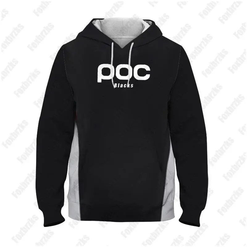 

2024 Blacks poc Hoodies For Men Sweatshirt Tracksuit Men Fashion And Leisure Hoodie Male Clothes Cool Versatile streetwear
